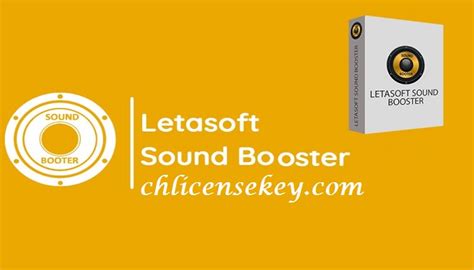 Letasoft Sound Booster 1.12.0.538 Crack + Product Key